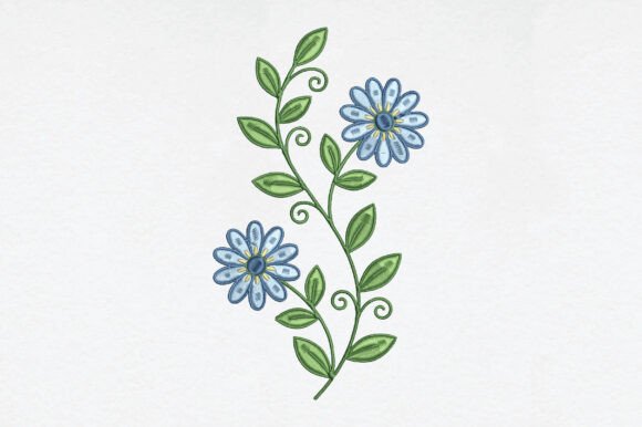 Blue Flower Embroidery: A Designer’s Sweatshirt Review