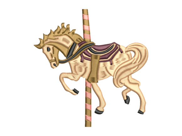 Carousel Horse Embroidery: A Holiday Design Review