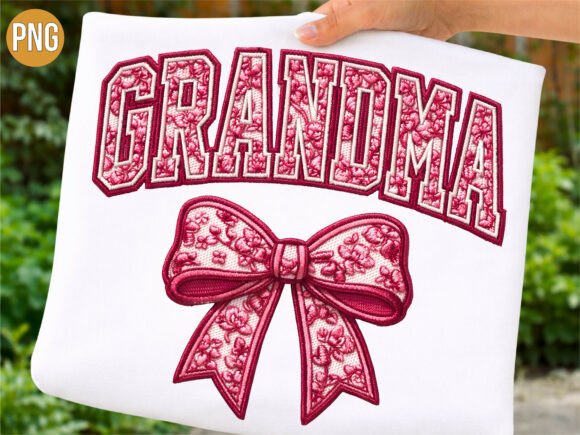 Grandma Floral Bow PNG: A Designer's Review
