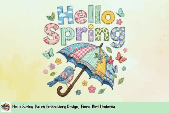 Hello Spring Patch: Floral Bird Umbrella Review