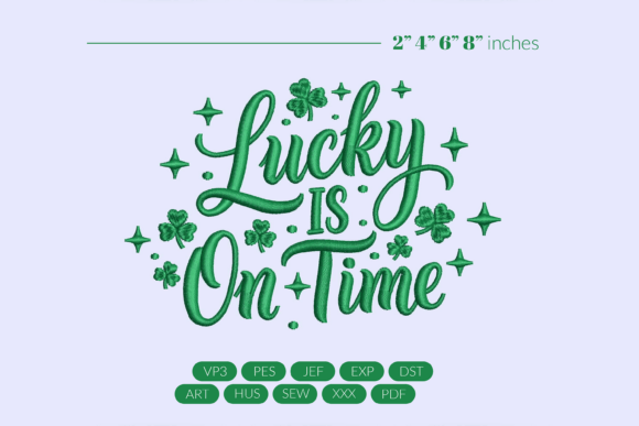 Lucky is on Time Embroidery: A Designer Review